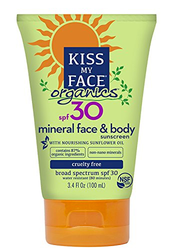 Kiss My Face Natural Mineral Sunscreen Ingredients Kiss My Face Natural Mineral Sunscreen Ingredients