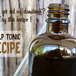 Anti-dandruff scalp tonic recipe