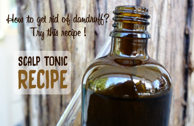 Anti-dandruff scalp tonic recipe