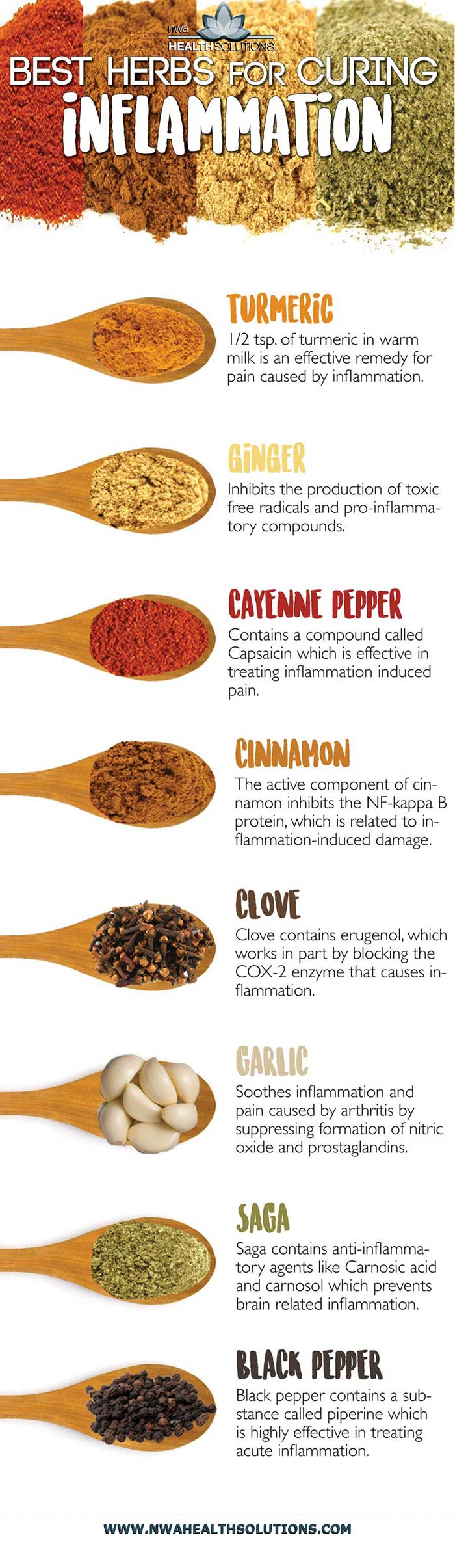 anti-inflammatory spices