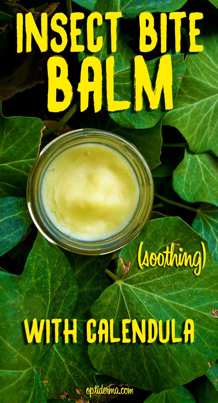 Soothing Insect Bite Balm Recipe with Calendula Oil