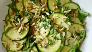 carpaccio recipe with zucchini fresh basil nuts