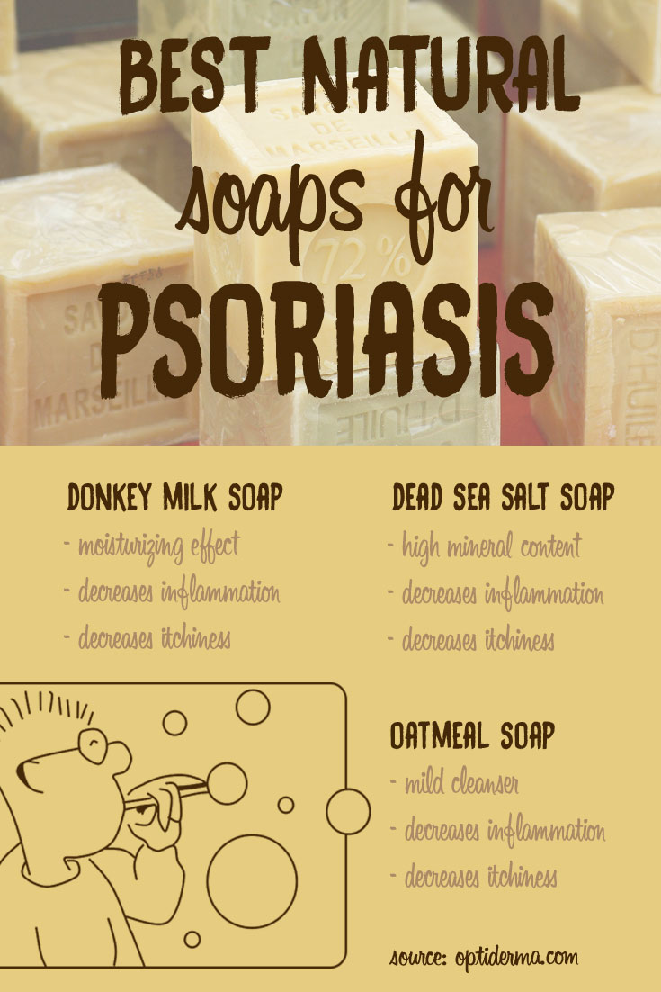 Donkey milk, dead sea salt & oatmeal soaps are the best soaps for psoriasis