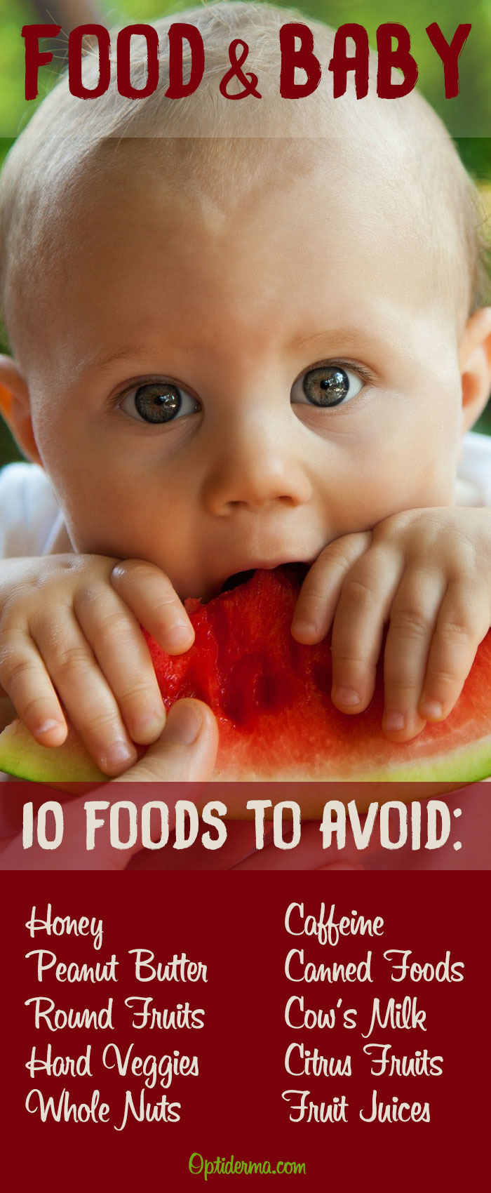 Food & Baby: Foods to Avoid