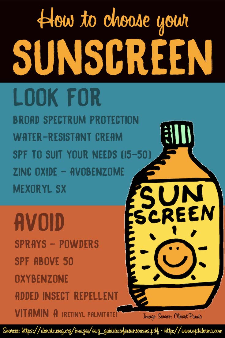 How to choose sunscreen - safe ingredients
