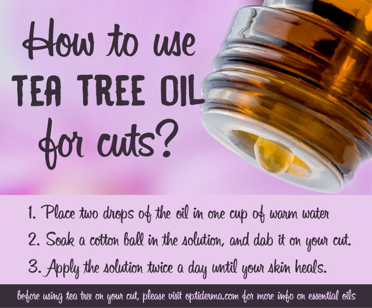 How to use tea tree oil for wounds & cuts