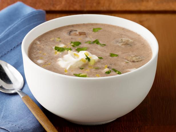 hummus mushroom soup