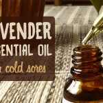 Lavender essential oil for cold sores