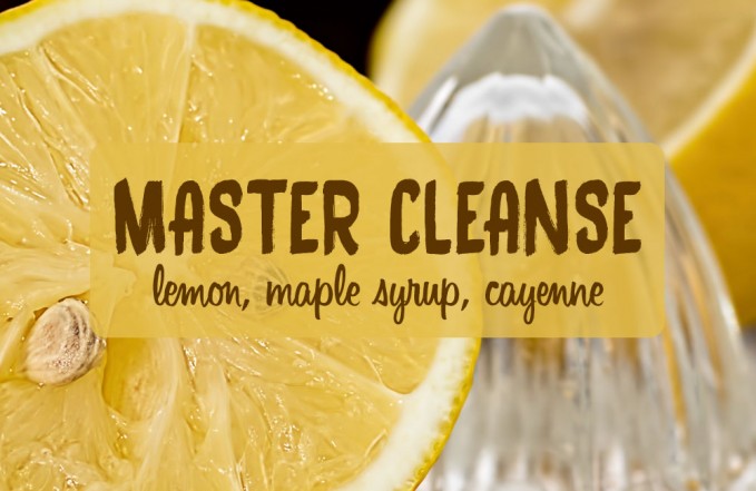lemon maple cayenne master cleanse