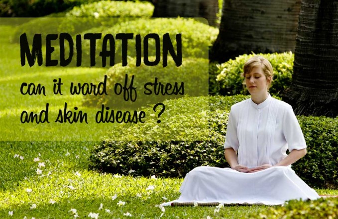 meditation stress skin disease