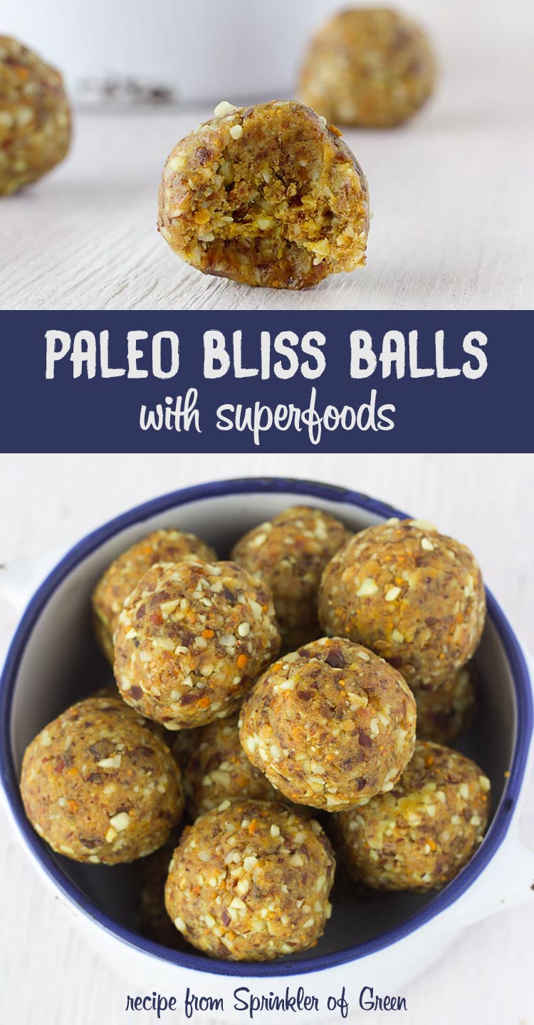 Paleo Bliss Balls with Superfoods