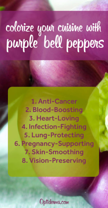 Benefits of Purple Bell Peppers Benefits of Purple Bell Peppers