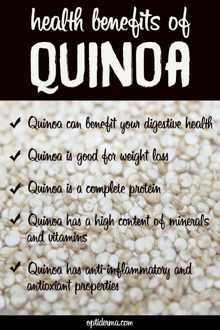 Health benefits of Quinoa