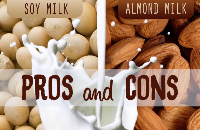 Soy vs almond milk