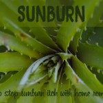 itchy sunburn