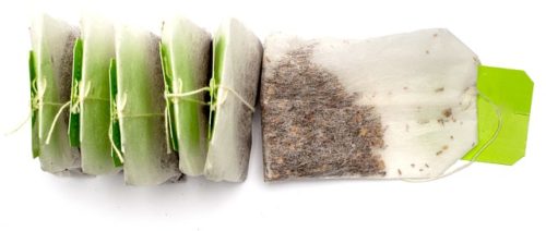 Green tea bag for mosquito bite