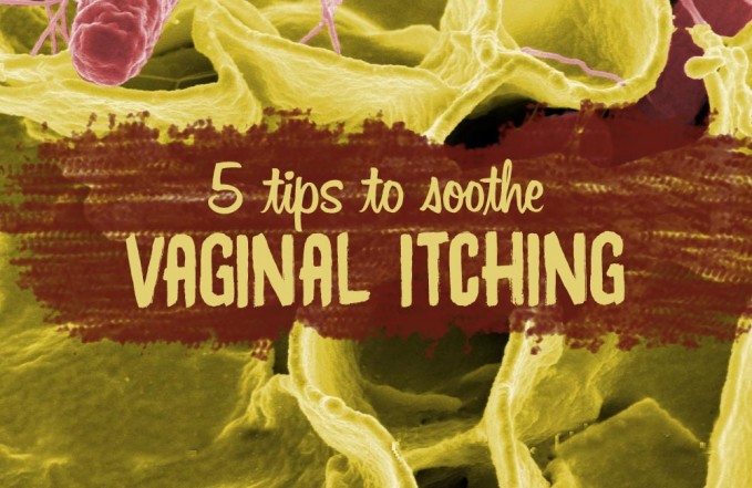 How do you treat vaginal itching due to menopause?