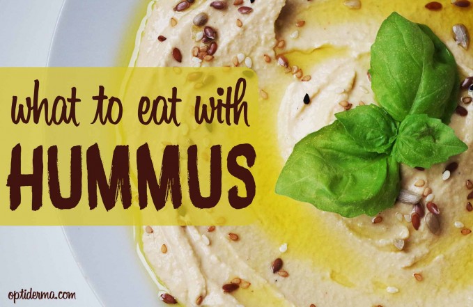 what to eat with hummus